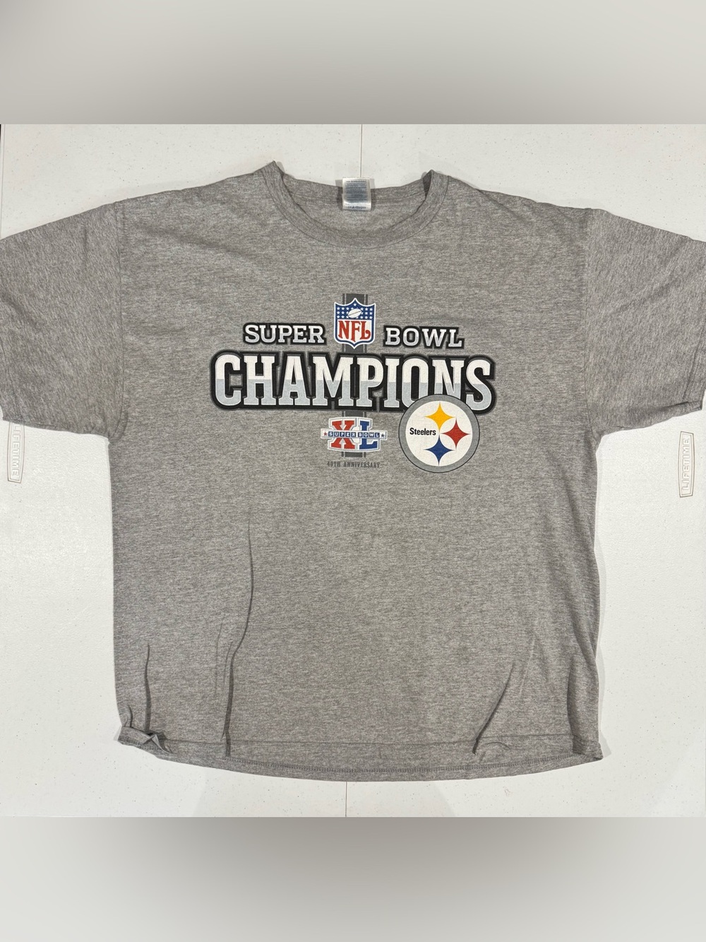 Vintage 2006 Pittsburgh Steelers Super Bowl Champions t shirt size XL
